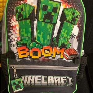 Minecraft Creeper Backpack with lights
